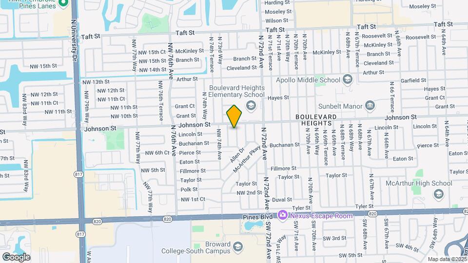 740 N 73rd Ave Map and Location Details