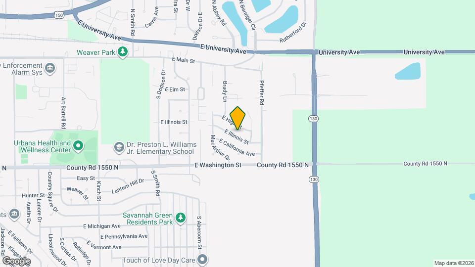 2710 E Illinois St Map and Location Details