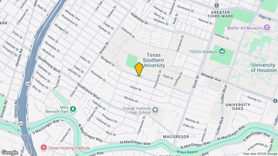 4701 Burkett St. Map and Location Details