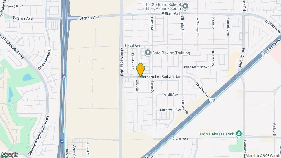 60 Dark Creek Ave Map and Location Details