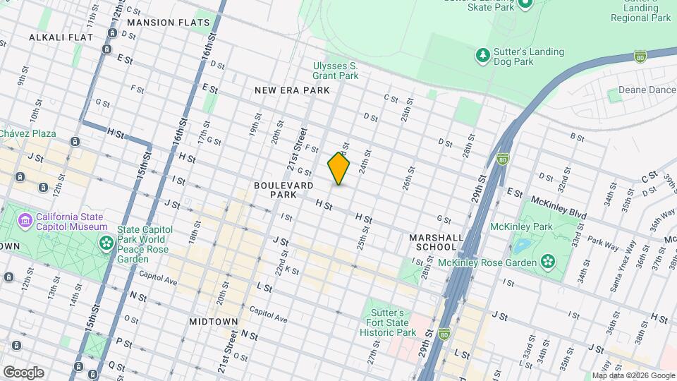 2302 G St Map and Location Details