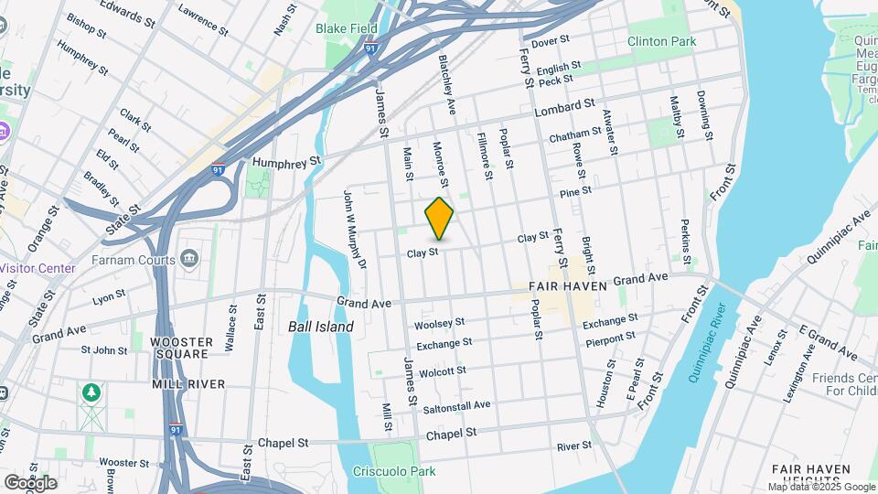 133 Clay St Map and Location Details