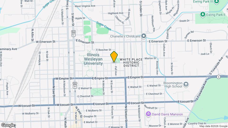 1214 Fell Ave Map and Location Details