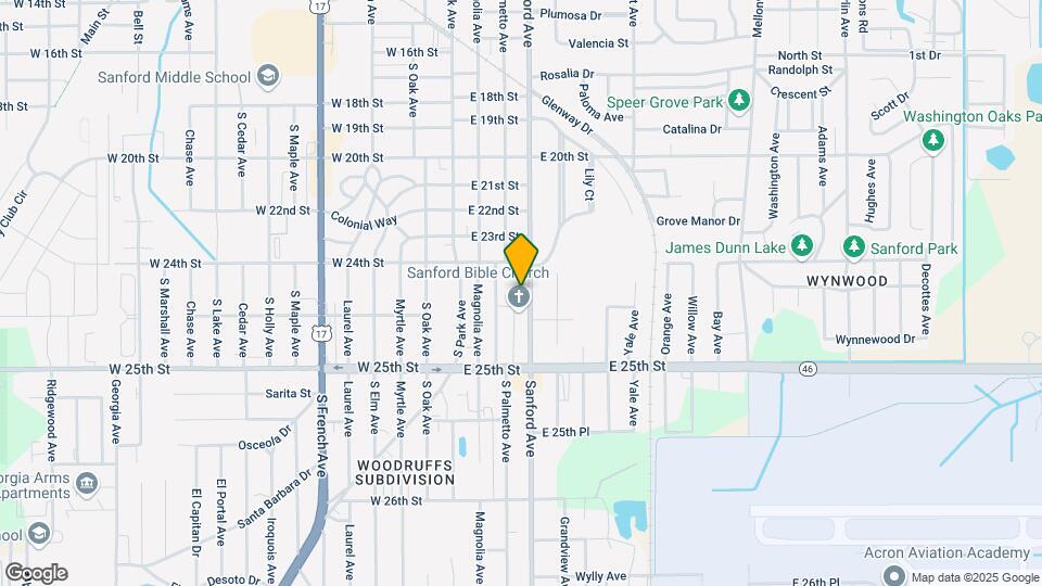 2432 Sanford Ave Map and Location Details