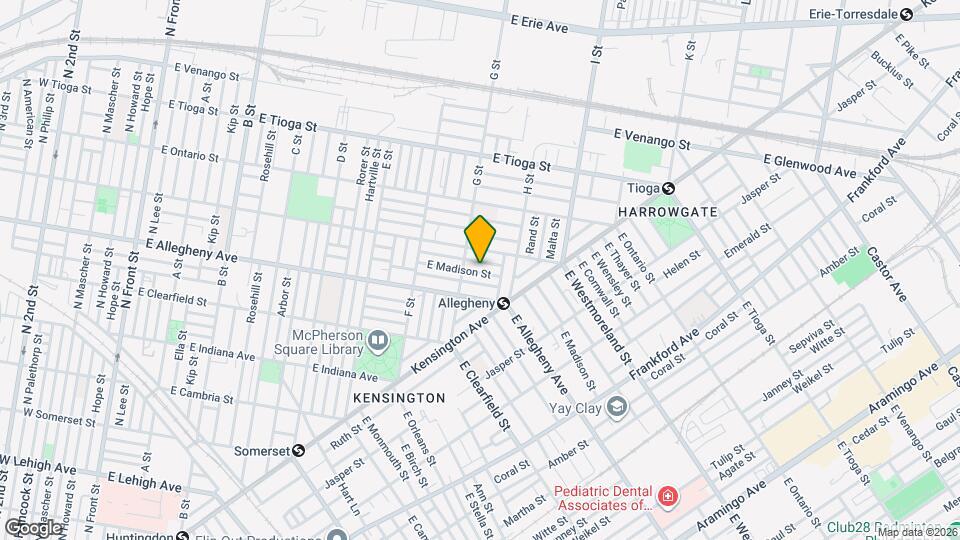 827 E Madison St Map and Location Details