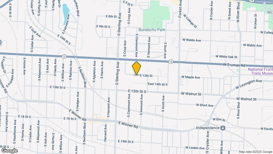 11317 E 13TH St Map and Location Details