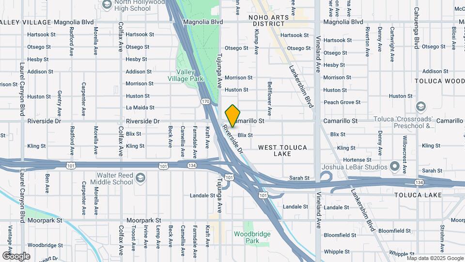 11345 Riverside Dr Map and Location Details