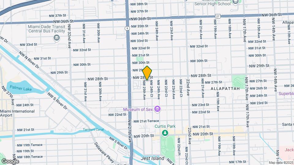 2647 NW 25th Ave Map and Location Details
