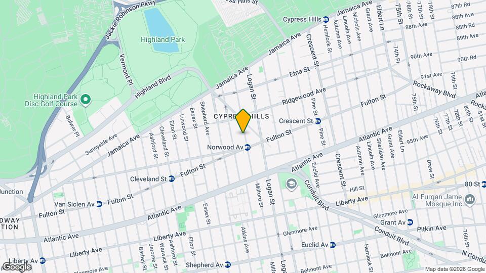 156 Norwood Ave Map and Location Details