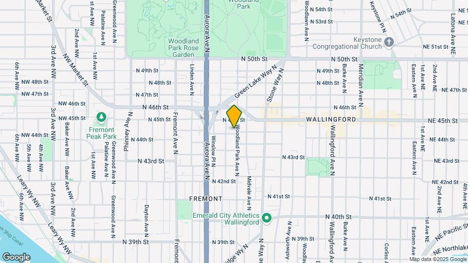 4451 Woodland Park Ave N Mapa y Detalles de la Ubicación