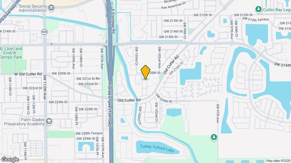 22126 SW 103rd Ave Map and Location Details