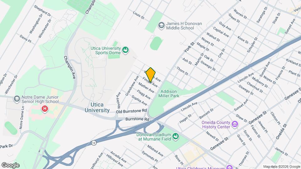 1411 Fincke Ave Mapa y Detalles de la Ubicación