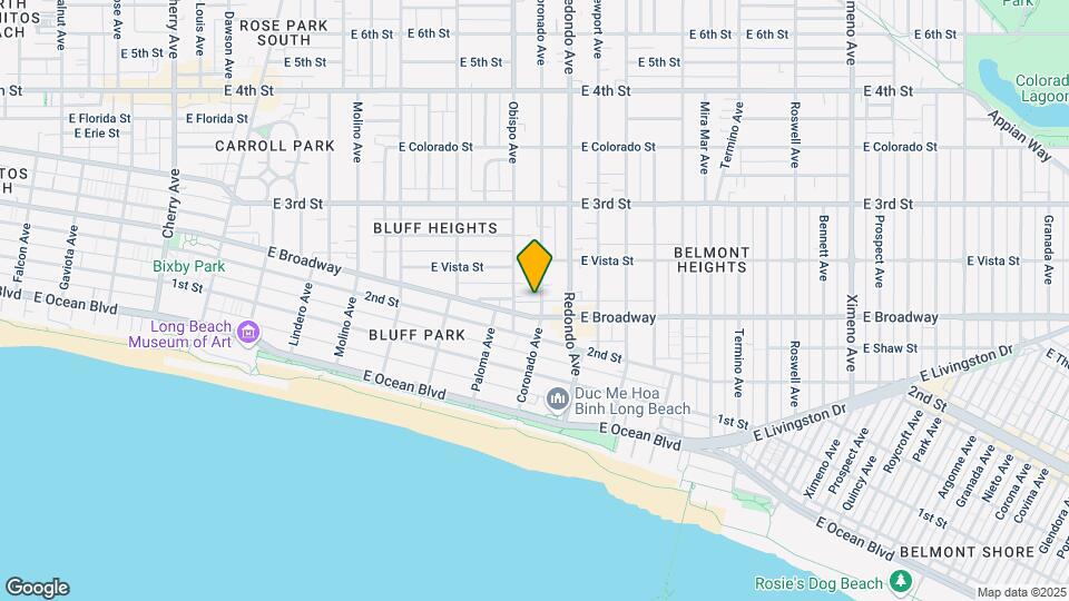 229 Coronado Ave Mapa y Detalles de la Ubicación