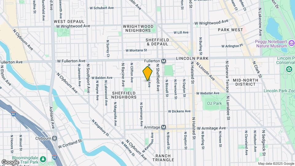 2240 N Kenmore Ave, Unit 2N Map and Location Details