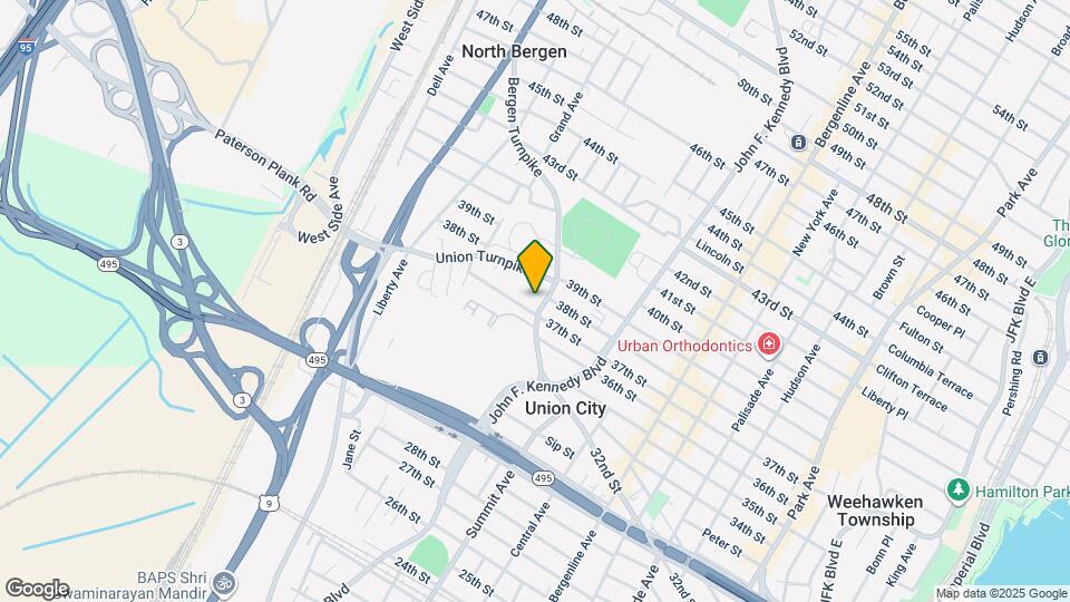 3713 Bergen Turnpike Map and Location Details