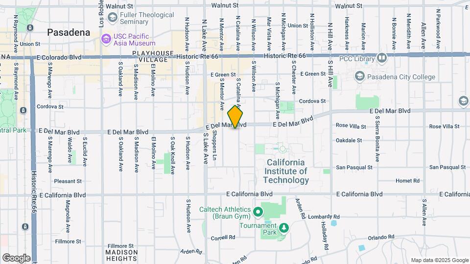 315 S Catalina Ave Map and Location Details