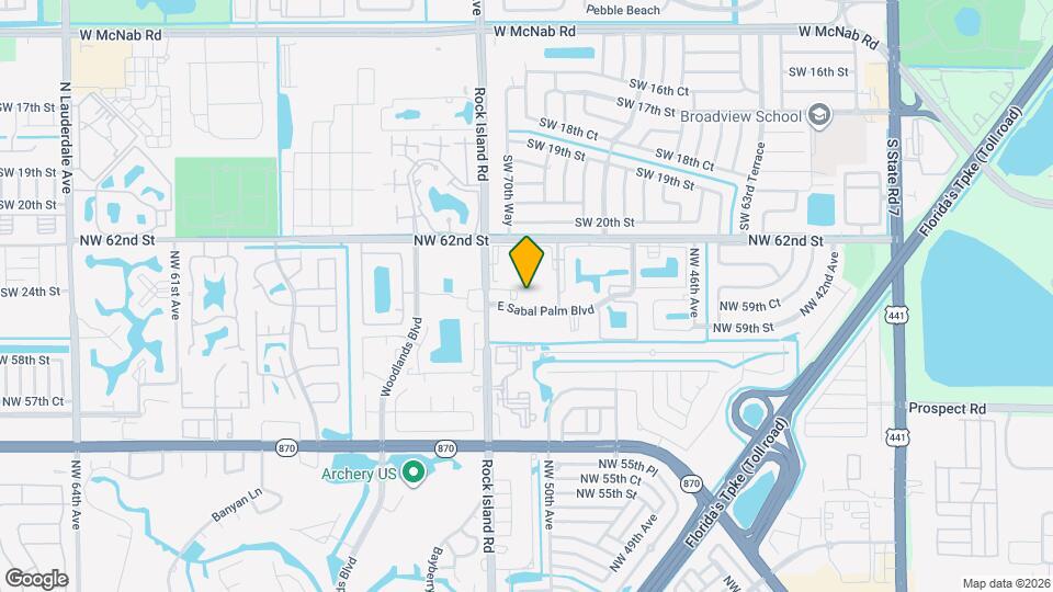 5155 E Sabal Palm Blvd, Unit 209 Mapa y Detalles de la Ubicación