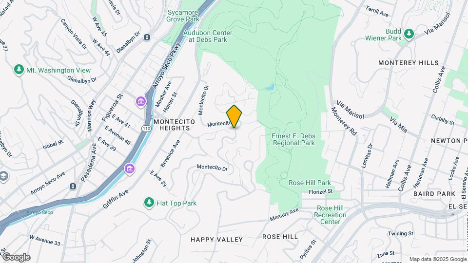 728 Montecito Dr Map and Location Details