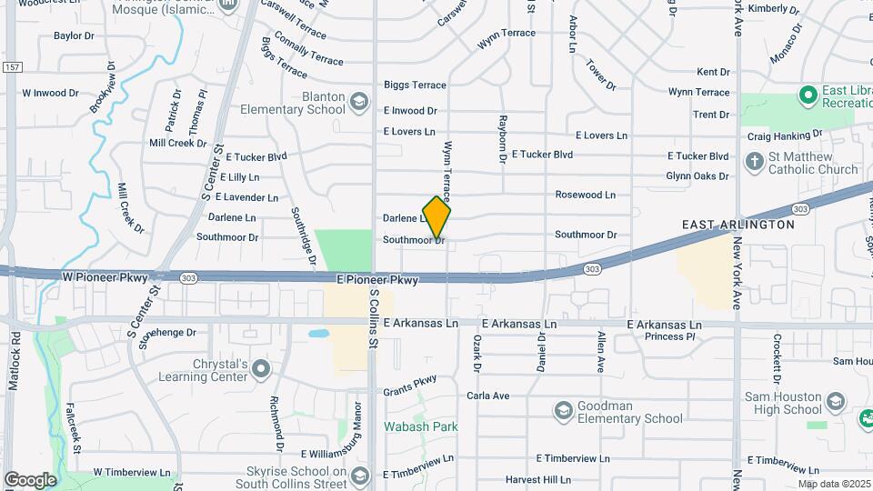 1026 Southmoor Dr Map and Location Details