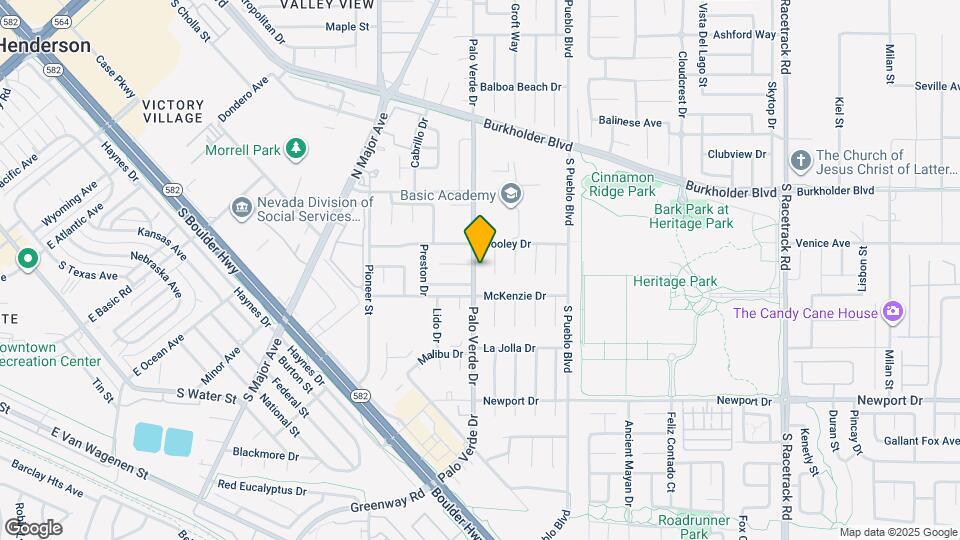 340 Palo Verde Dr Map and Location Details