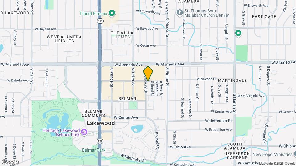 7080 W Alaska Dr Map and Location Details