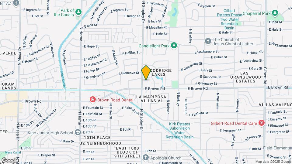 1214 E Greenway Cir Map and Location Details