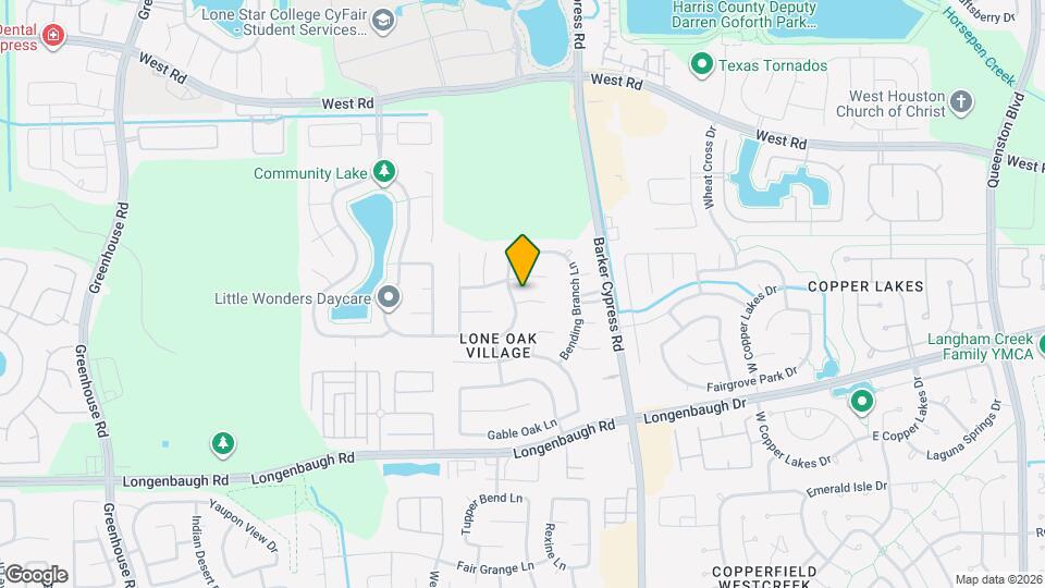18022 Oak Orchard Lane Map and Location Details