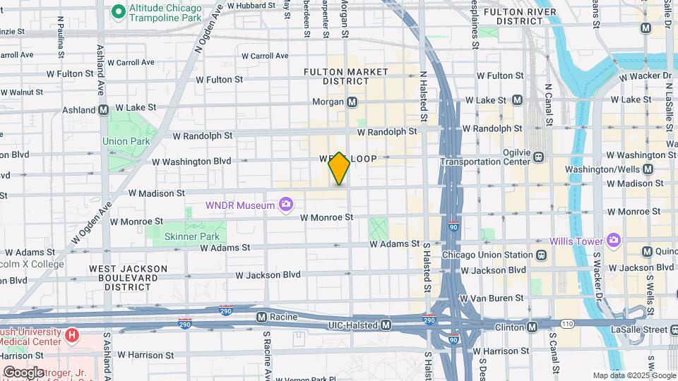 839 W Madison St, Unit 1021 Map and Location Details