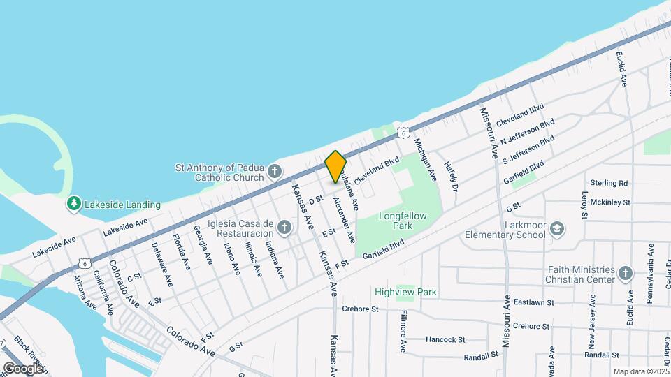 1525 D St Map and Location Details