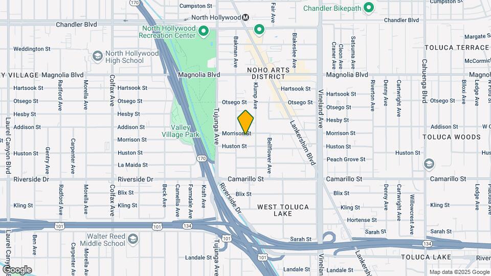 11258 Morrison St Map and Location Details