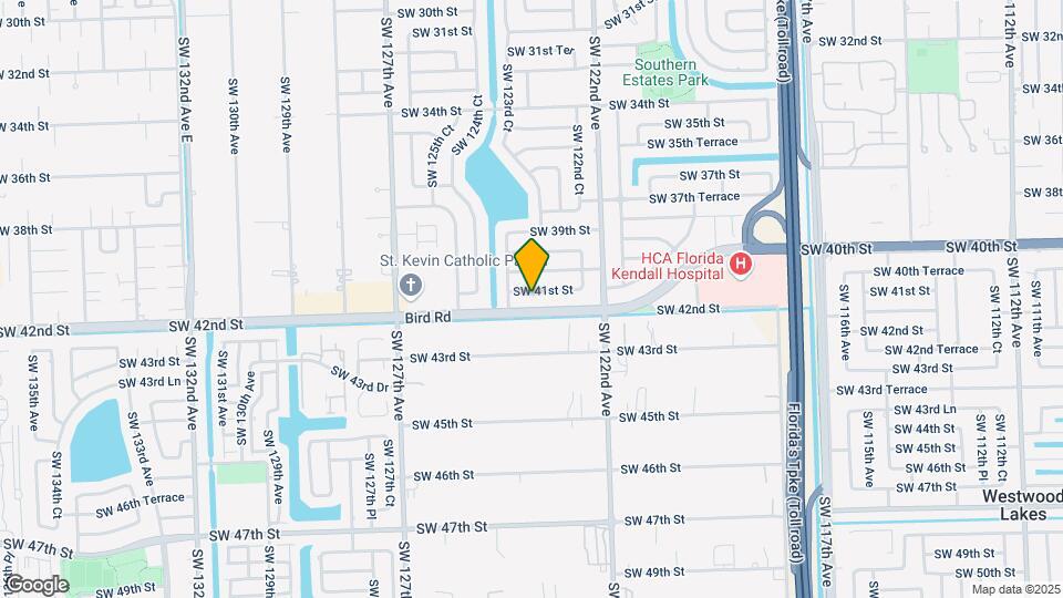 12340 SW 41st St Map and Location Details