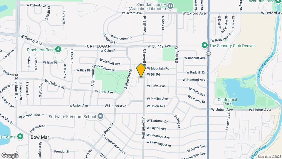 4539 S Lowell Blvd, Unit C Mapa y Detalles de la Ubicación
