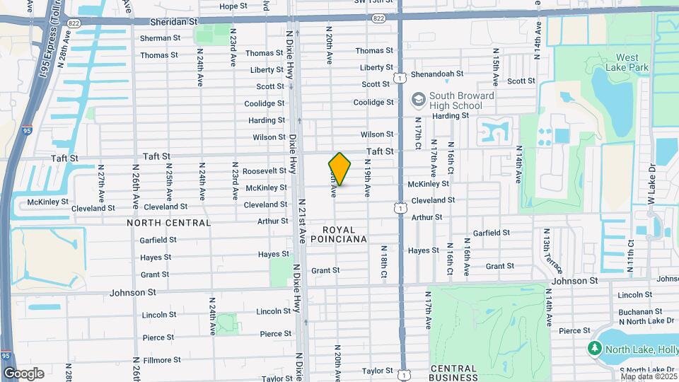 1958 McKinley St Map and Location Details
