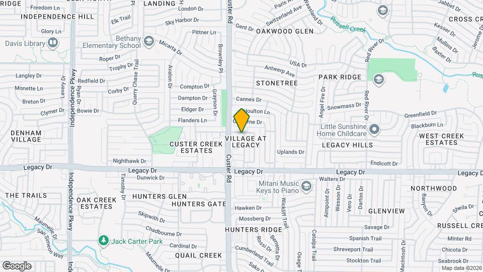 2124 Broadstone Dr Map and Location Details