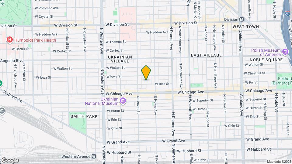 2132 W Rice St, Unit 3 Penthouse Mapa y Detalles de la Ubicación