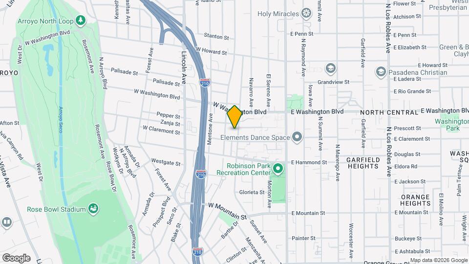 1255 Sunset Ave Map and Location Details