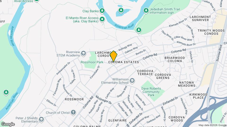 2044 Benita Dr Map and Location Details