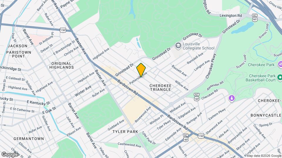 1213 Cherokee Rd Mapa y Detalles de la Ubicación