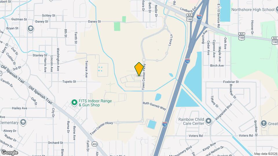 Retreat at Fremaux Town Center Apartments Map and Location Details