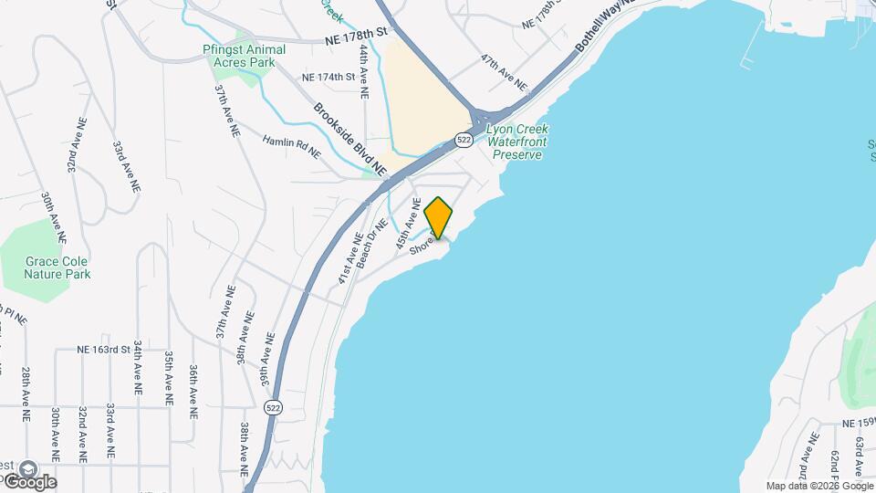 16736 Shore Dr NE Mapa y Detalles de la Ubicación