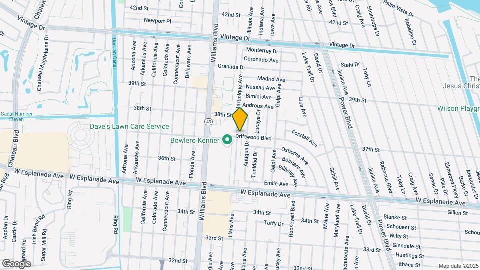 3700 Martinique Ave Mapa y Detalles de la Ubicación