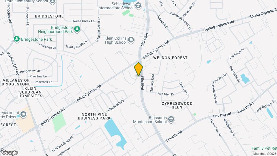 3915 Markspring Ln Map and Location Details