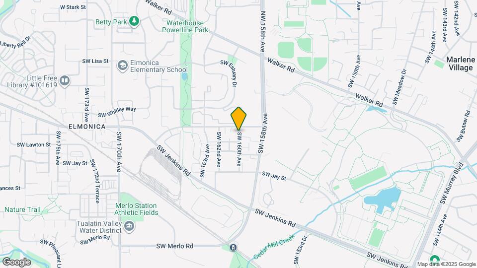 1075 SW 160th Ave Map and Location Details