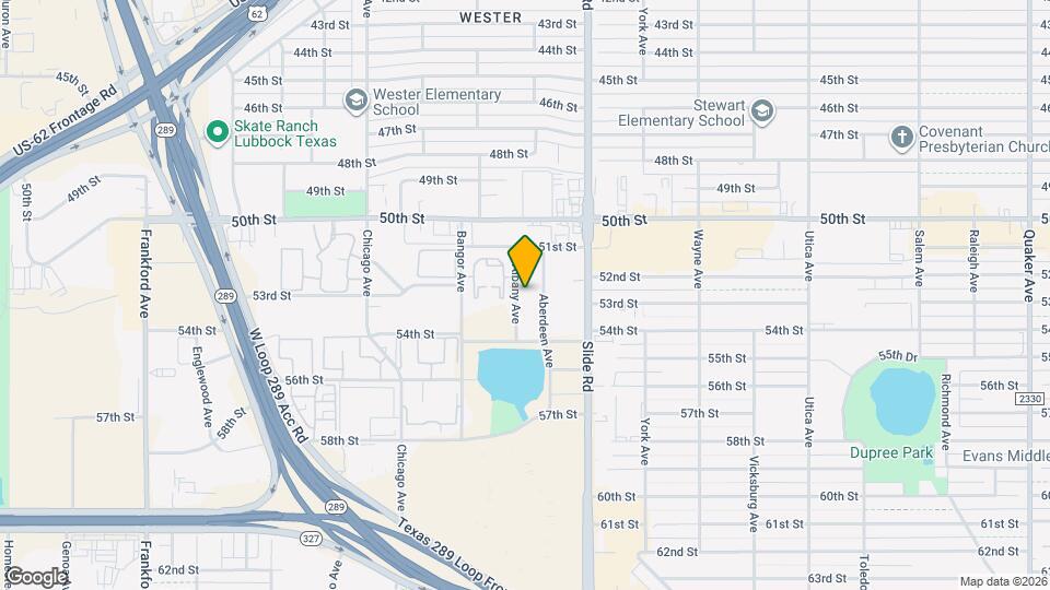 5121 Albany Ave Map and Location Details