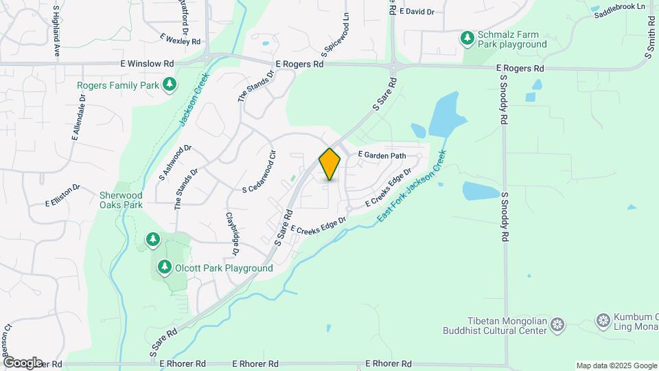 3401 S Oaklawn Cir Map and Location Details