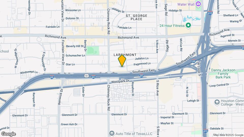 5513 Pagewood Ln Map and Location Details