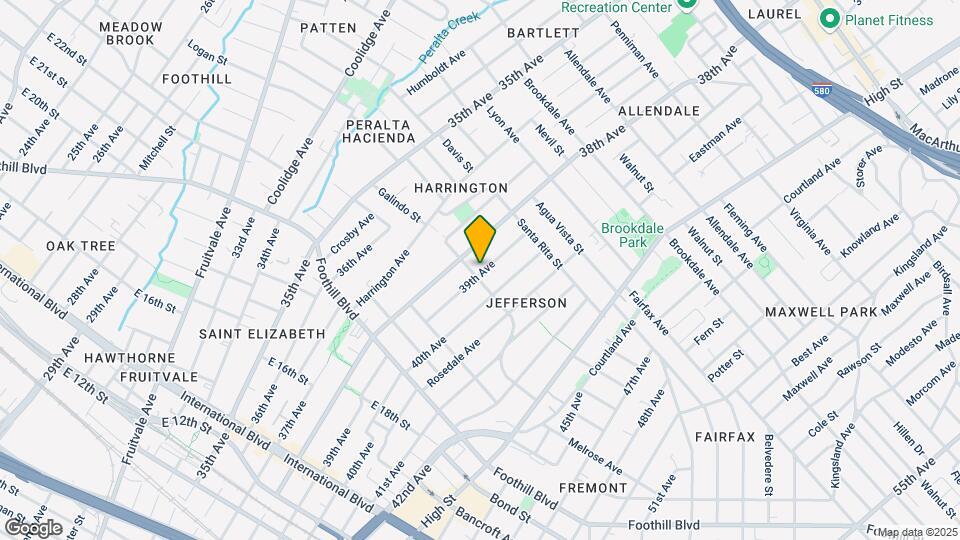 2155 39th Ave Mapa y Detalles de la Ubicación