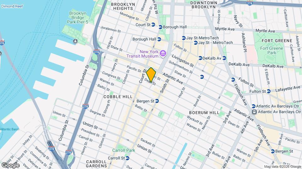 134 Boerum Pl Map and Location Details