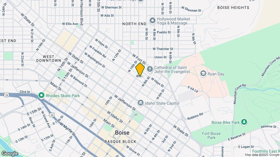 820 W Franklin St Mapa y Detalles de la Ubicación