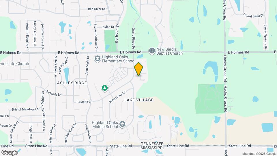 5327 Brookwater Cove S Map and Location Details